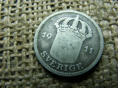 Ezüst 50 öre, 1911, Svédország