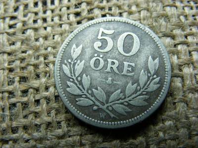 Ezüst 50 öre, 1911, Svédország