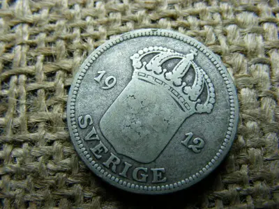 Ezüst 50 öre, 1912, Svédország