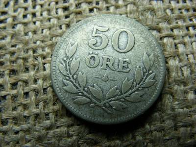 Ezüst 50 öre érme, 1914