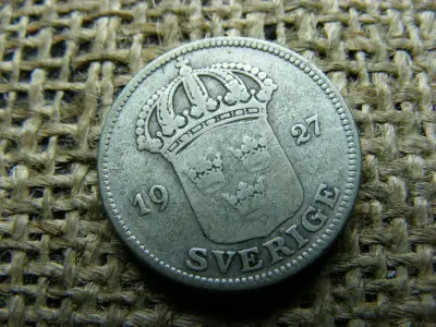 Ezüst 50 öre, 1927, Svédország