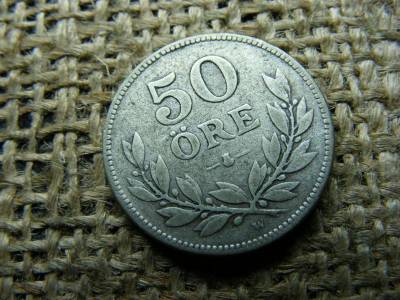 Ezüst 50 öre, 1927, Svédország