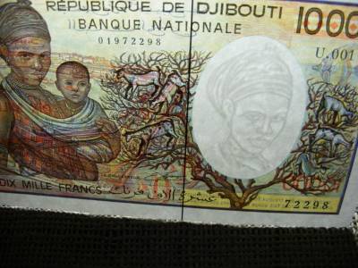Dzsibuti 10000 frank, 1984, ritka
