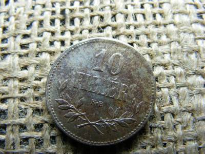 10 fillér 1918, vas