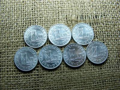 50 fillér 1973-1979, teljes sor