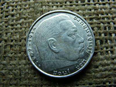 Birodalmi 2 márka, 1939, ezüst