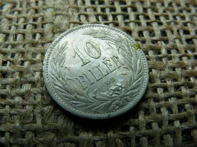 10 fillér, 1894, korona pénzrendszer