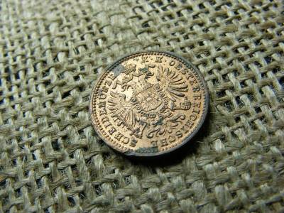 1 krajcár 1885, verdefényes, extra