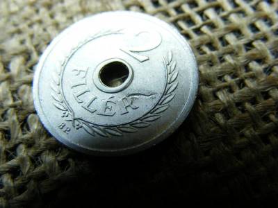 2 Fillér, 1962, Verdehibás, Idegen Anyag Benyomódás