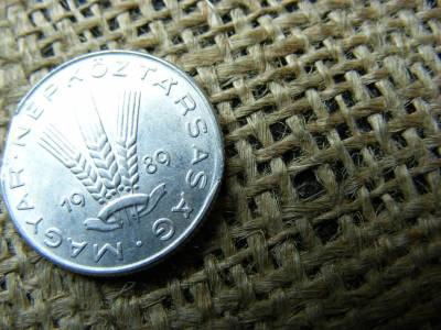 20 fillér, 1989, 2x kicsípett, hibás, verdeibás