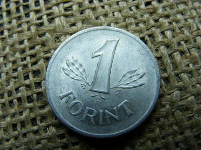 1 forintos érme, 1979, verdehibás, sugaras