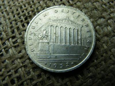 Ezüst 1 schilling, 1932, ritka
