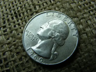 USA 1/4 dollár ezüst érme, 1960 D