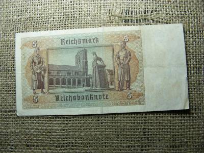 5 márka, 1942, Birodalmi, horogkeresztes