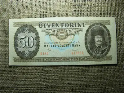 50 forintos bankjegy, 1986