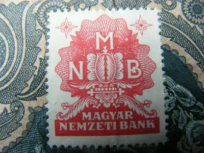 1000 pengő, 1945, hibás MNB bélyeg