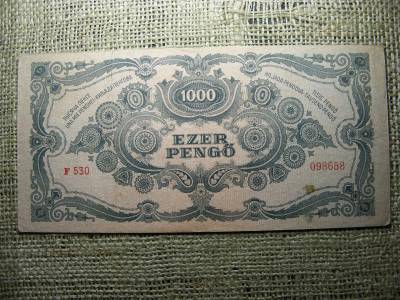 1000 pengő, 1945, hibás MNB bélyeg
