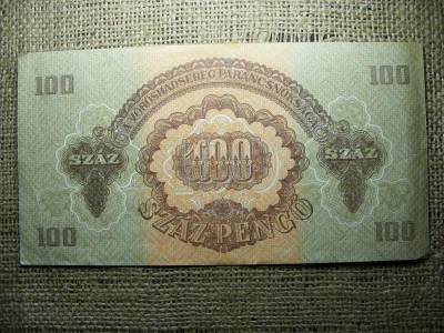 100 pengő, 1944, Vörös Hadsereg, kis számok
