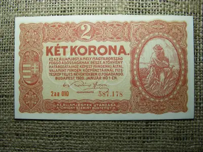 2 koronás bankjegy, 1920