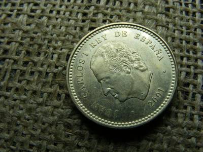 100 pesetas érme, 2001