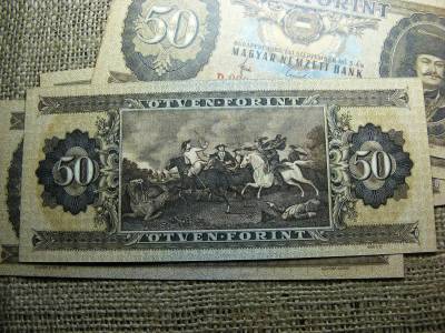 50 forintos bankjegy, 1965, nyomdai másolat