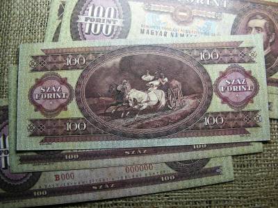 100 forintos bankjegy, 1960, nyomdai másolat