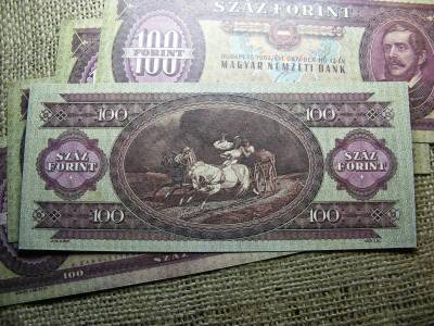 100 forintos bankjegy, 1962, nagyon jó minőségű másolat