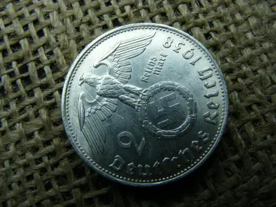 Birodalmi 2 márka, 1938, ezüst