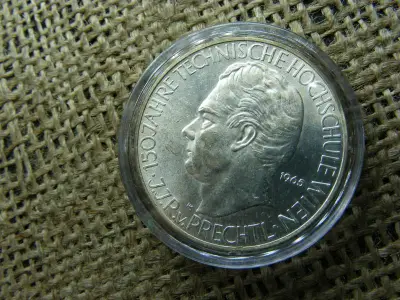 Ezüst 25 schilling, 1965, Ausztria