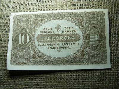 10 korona, 1920, hajtatlan