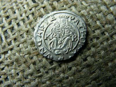 Miksa ezüst dénár, 1565, KB