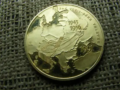 Fritz Mihály Emlékérem, 1991, aranyozott