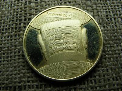Fritz Mihály Emlékérem, 1991, aranyozott