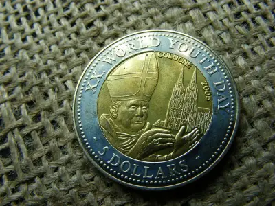 5 dolláros érme, 2005, Libéria