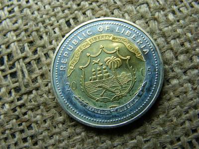 5 dolláros érme, 2005, Libéria
