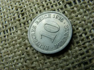 Birodalmi 10 pfennig, 1913 F