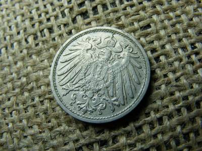 Birodalmi 10 pfennig, 1911 D