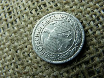 Birodalmi 50 pfennig, 1928 D