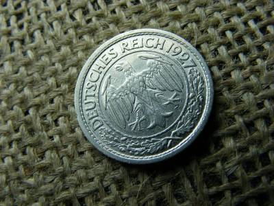 Birodalmi 50 pfennig érme, 1927, A jelzés