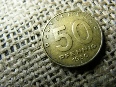 50 Pfennig érme, 1950, Németország