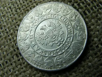 100 Złoty, 1966, ritka ezüst