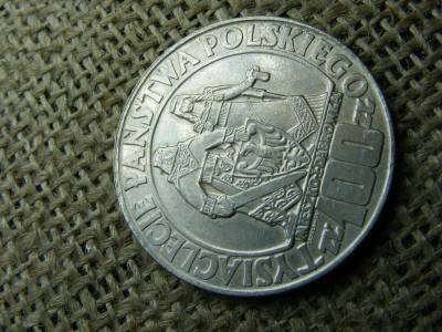 100 Złoty, 1966, ritka ezüst