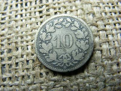 Svájc 10 rappen, 1850
