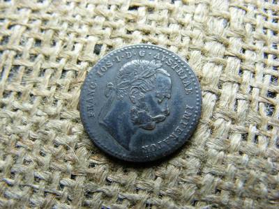 Ezüst 10 krajcár, 1869, fekete patina