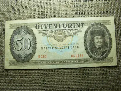50 forintos bankjegy, 1989