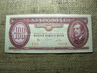 100 forintos bankjegy, 1980