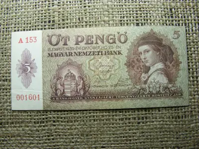 5 pengő, 1939, Magyarország