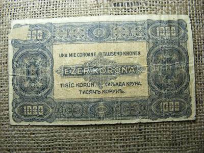 1000 korona, 1923, 8 fillér