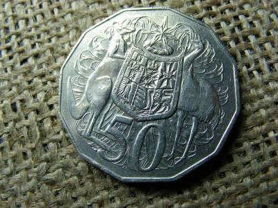 50 Centes Érme, 1983, Ausztrália