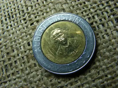 500 Lira, 1984, Albert Einstein, San Marino